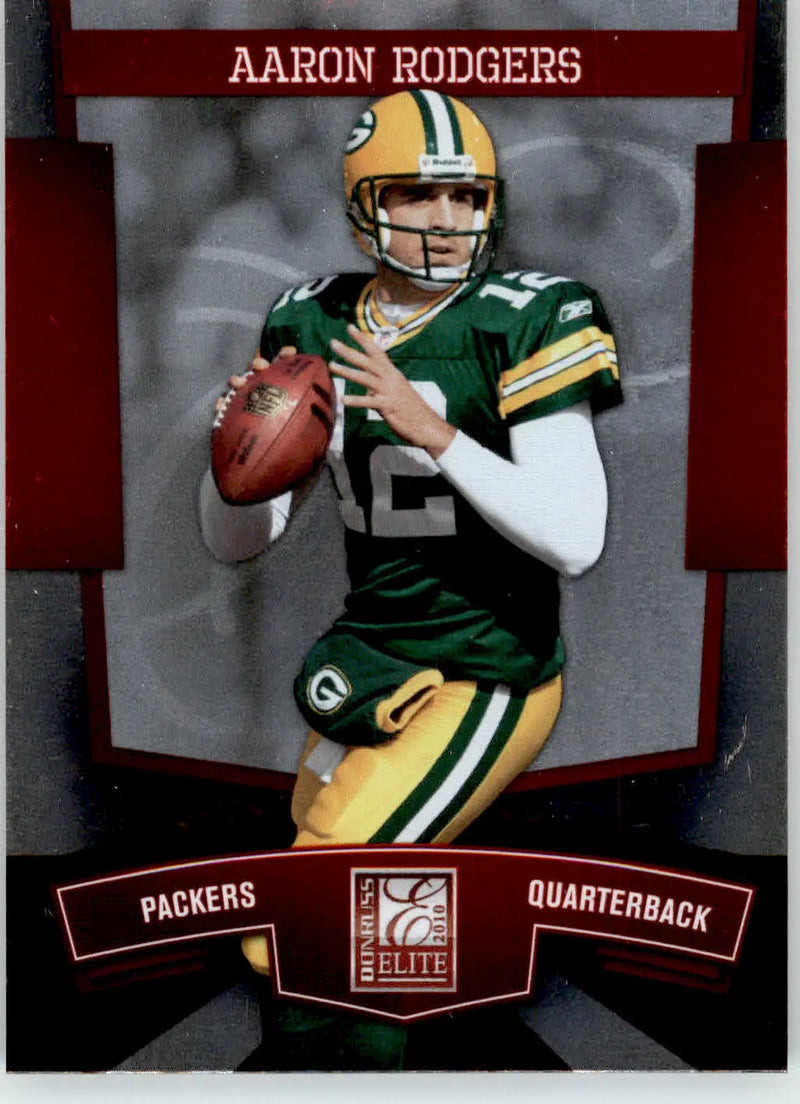 Aaron Rodgers - 2010 Donruss Elite - #35 - Football - Football Card Single