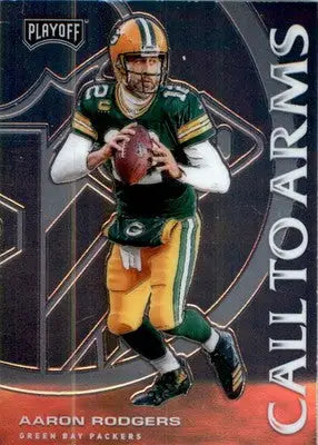 Aaron Rodgers - 2020 Panini Playoff - #CA-10 - Call to Arms Football - Football Card Single