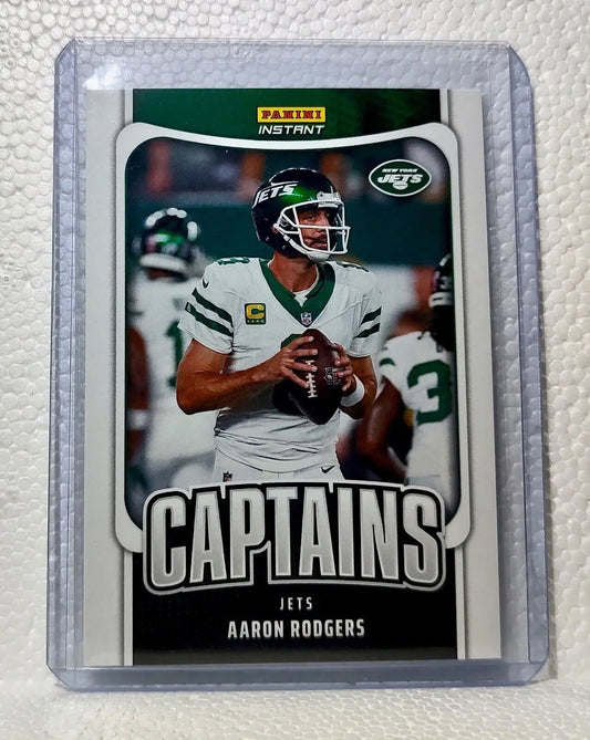 Aaron Rodgers 2023 Panini NFL Captain #25 Football Card New York Jets 1/331 - Football Card Single