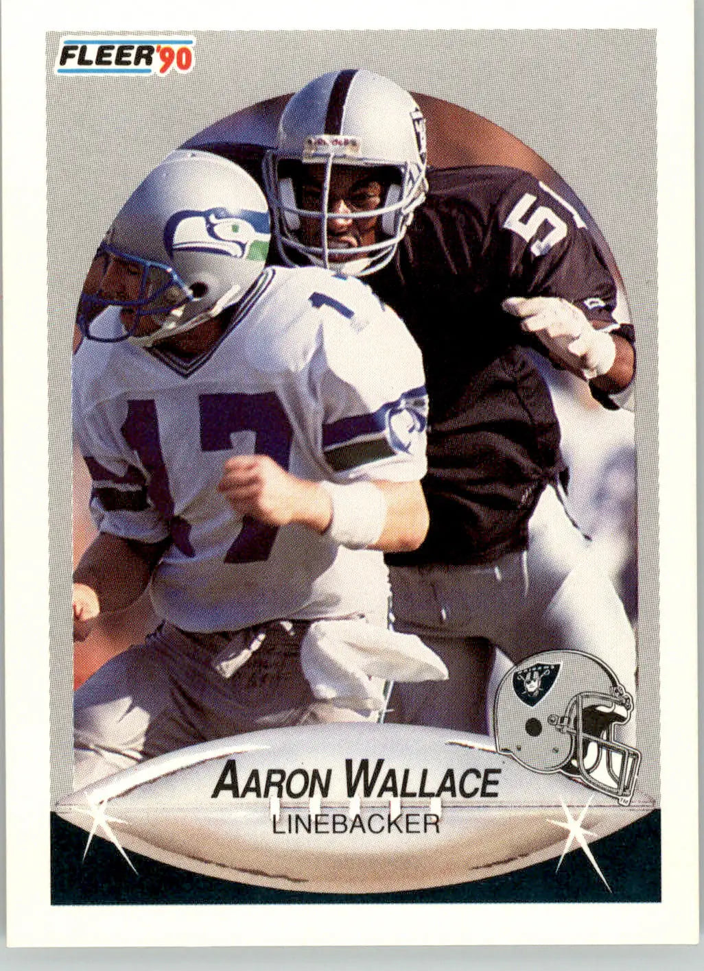 Aaron Wallace - 1990 Fleer Update - #U-69 - RC Football