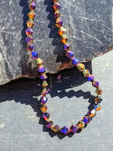 AB Bicone glass beads 6mm -1 strand - (approx. 65 beads) - Other