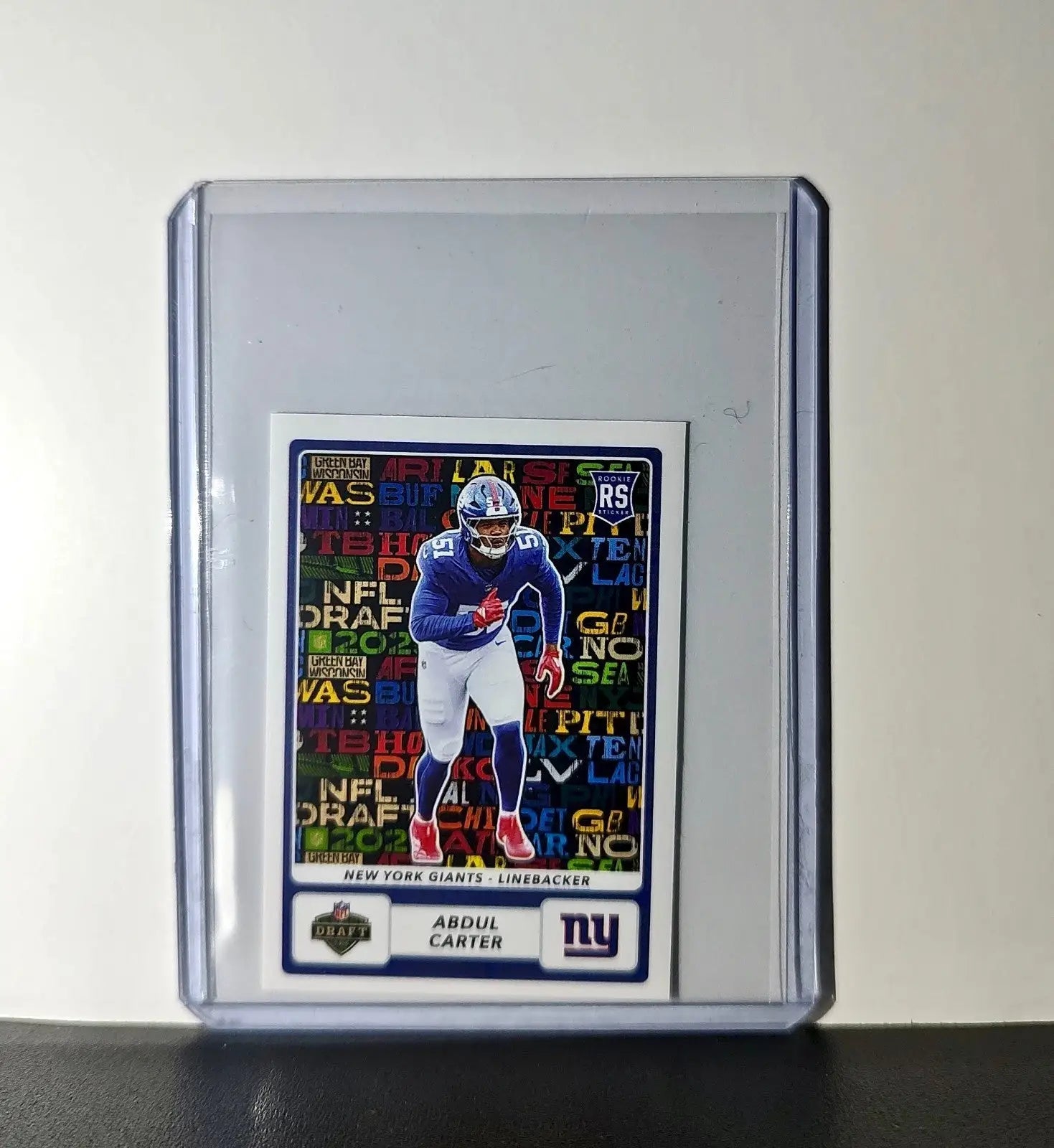 Abdul Carter Rookie 2025 Panini NFL #552 Draft Sticker Giants