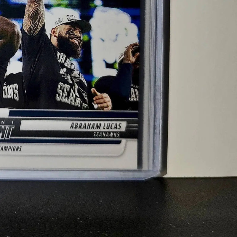 Abraham Lucas 2026 Panini NFL Super Bowl LIX Champions #15 Card Seattle Seahawks - Football Card Single
