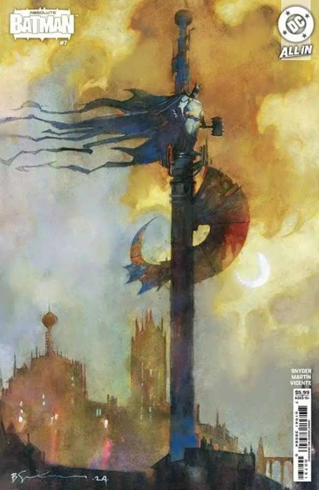 Absolute Batman #7 Cover C Bill Sienkiewicz Card Stock Variant - Back Issues
