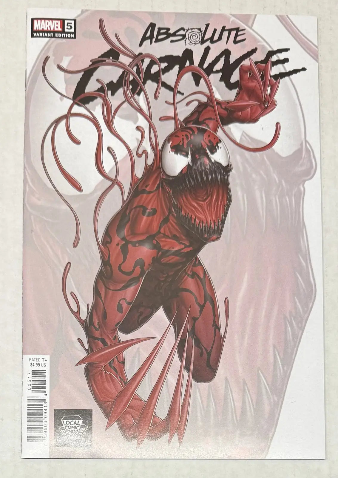 Absolute Carnage #5 Variant Cover Local Comic Shop Day - Comic Book