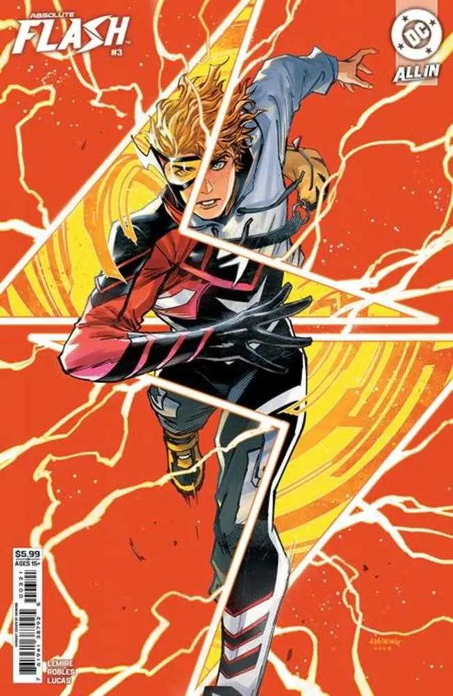 Absolute Flash #3 Cover B Haining Card Stock Variant - Comic Book