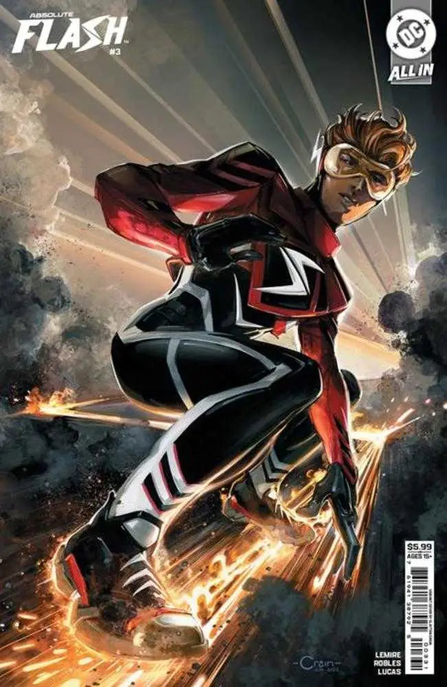 Absolute Flash #3 Cover C Clayton Crain Card Stock Variant - Comic Book
