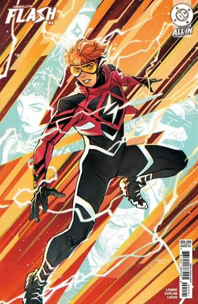 Absolute Flash #4 Cover B Haining Card Stock Variant - Comic Book