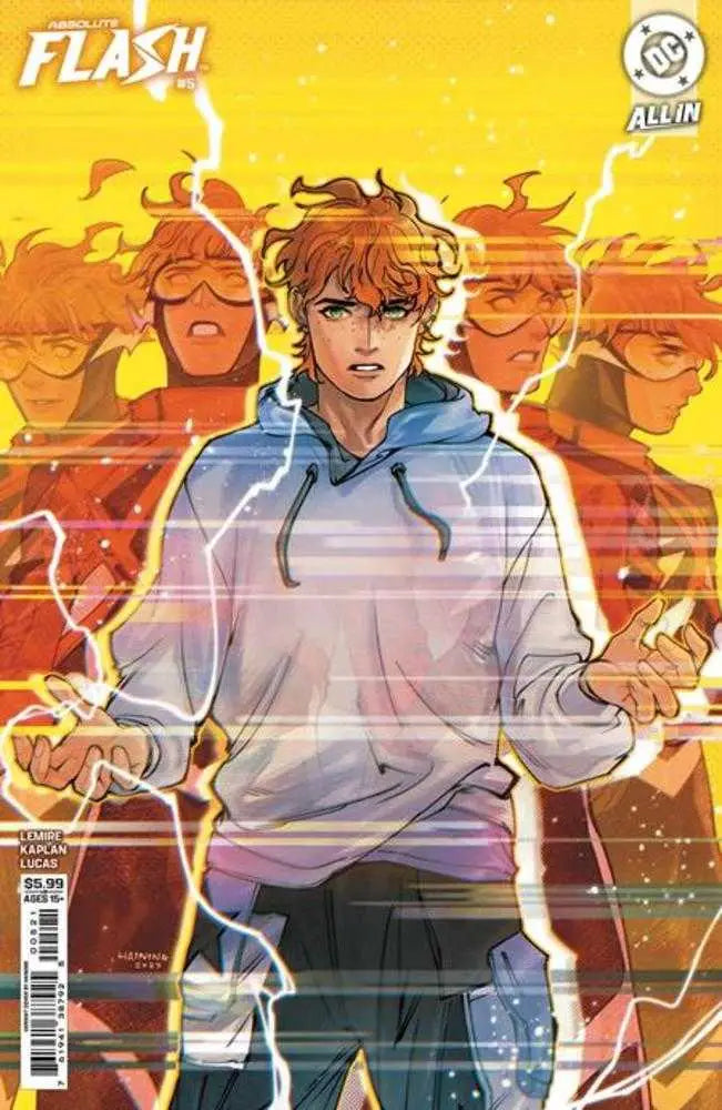 Absolute Flash #5 Cover B Haining Card Stock Variant - Comic Book