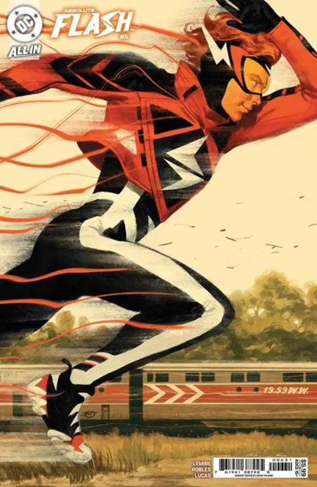 Absolute Flash #6 Cover B David Talaski Card Stock Variant - Back Issues