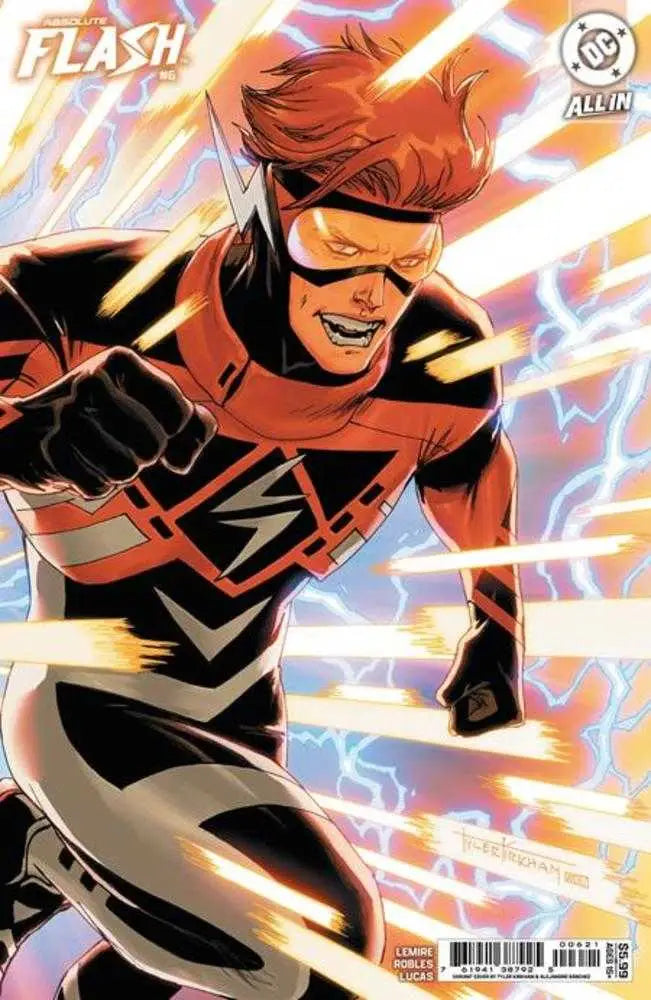 Absolute Flash #6 Cover C Tyler Kirkham Card Stock Variant - Back Issues