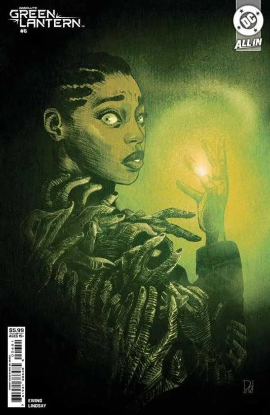 Absolute Green Lantern #6 Cover C Mike Del Mundo Card Stock Variant - Comic Book