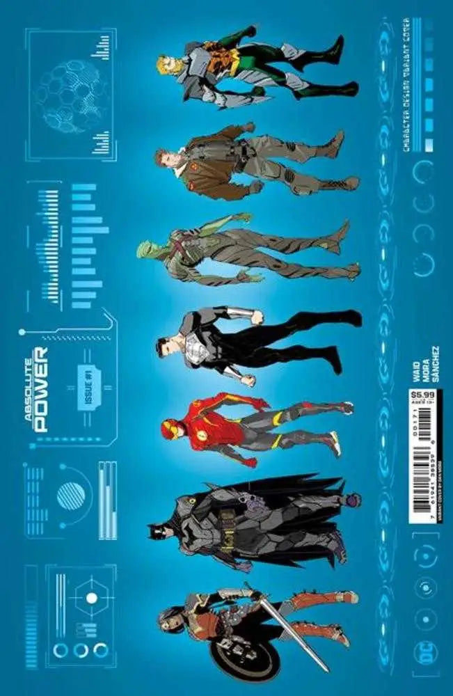 Absolute Power #1 (Of 4) Cover G Dan Mora Design Card Stock Variant - Back Issues
