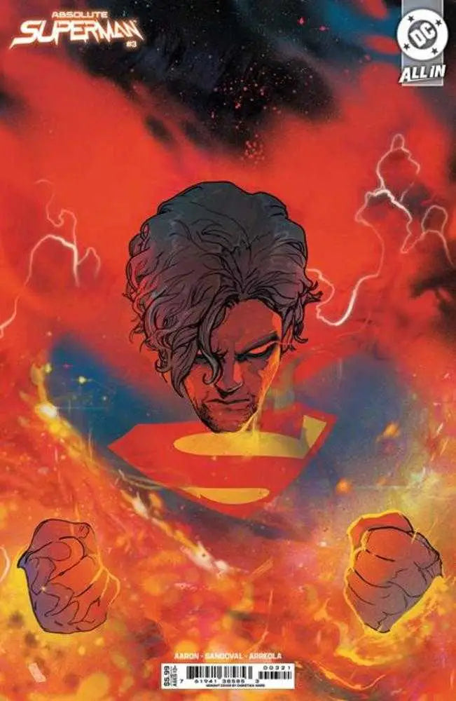 Absolute Superman #3 Cover C Christian Ward Card Stock Variant - Comic Book