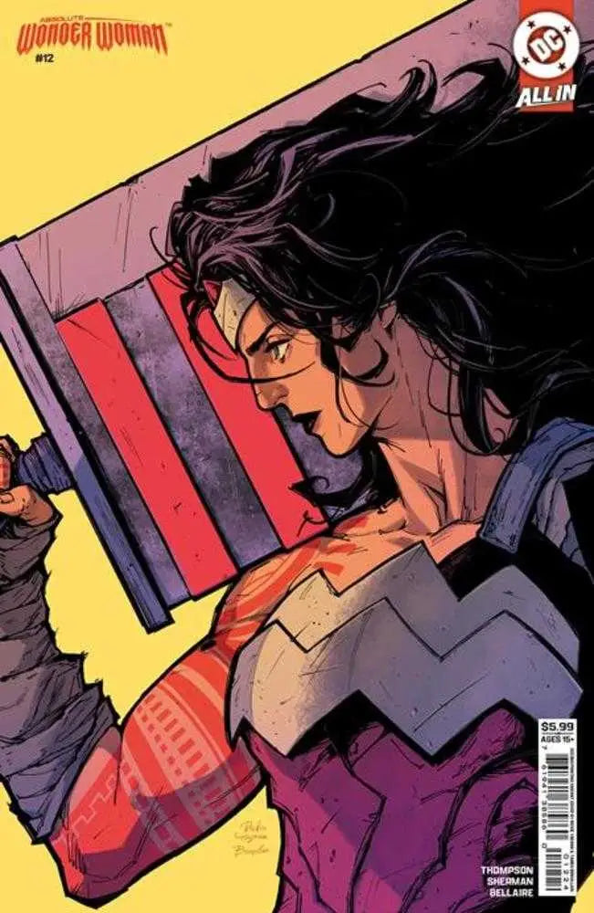 Absolute Wonder Woman #12 2nd Print Cover B Rickie Yagawa Card Stock Variant - Comic Book