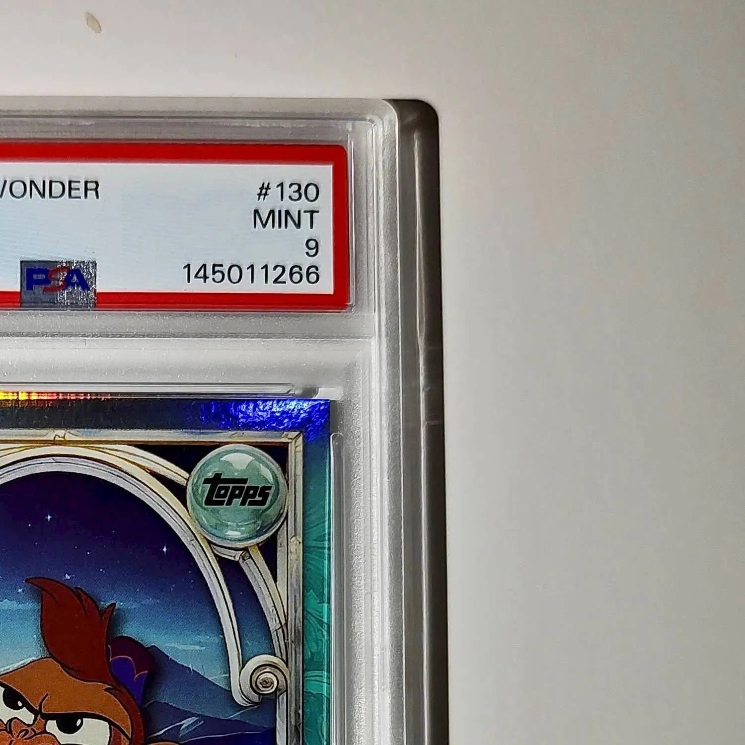 Abu 2025 Topps Disney Wonder #130 Diamond Card Aladdin PSA 9