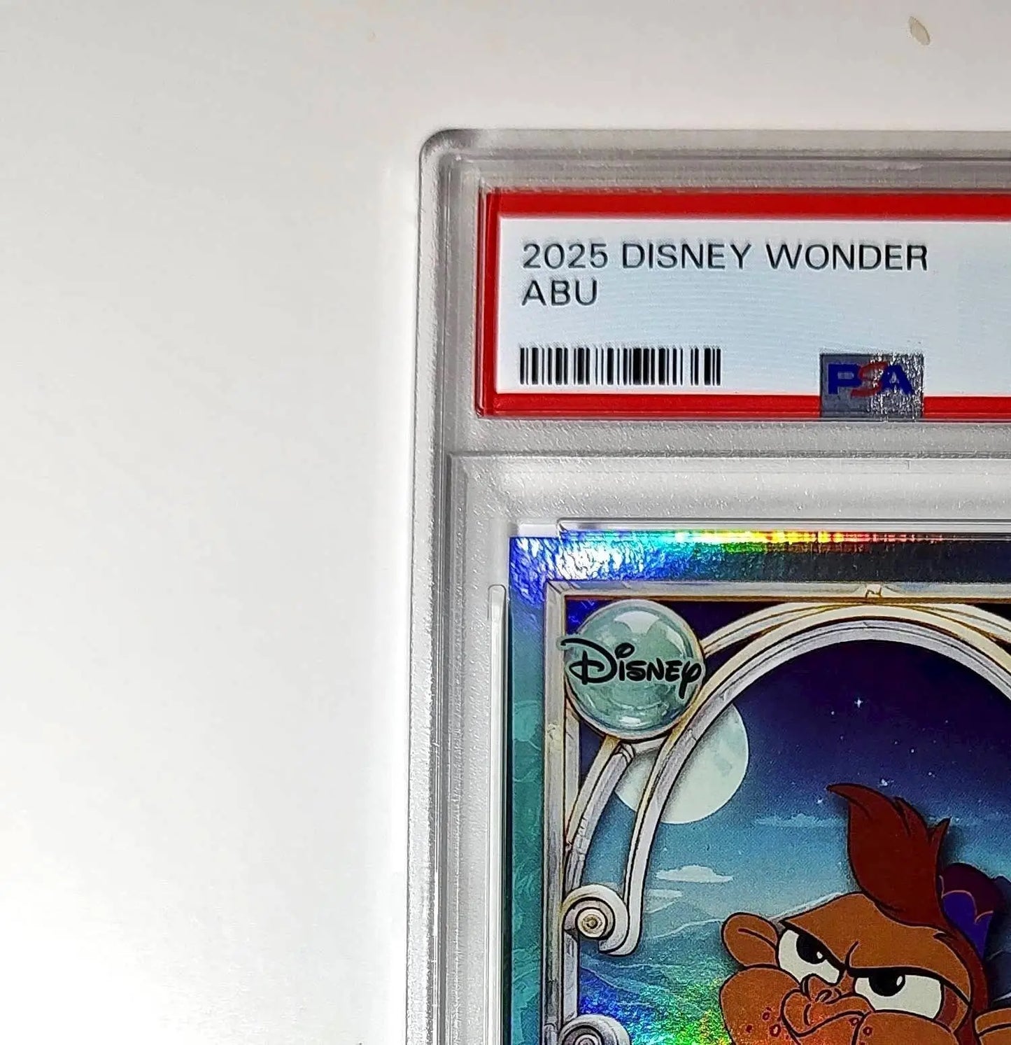 Abu 2025 Topps Disney Wonder #130 Diamond Card Aladdin PSA 9