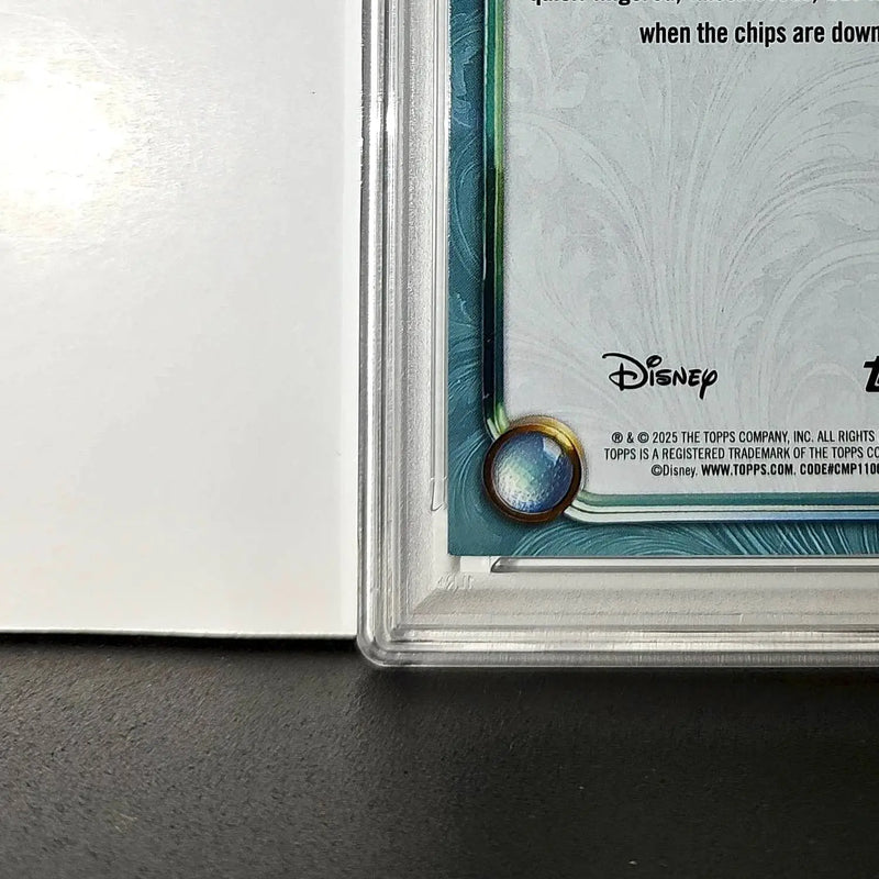 Abu 2025 Topps Disney Wonder #130 Diamond Card Aladdin PSA 9