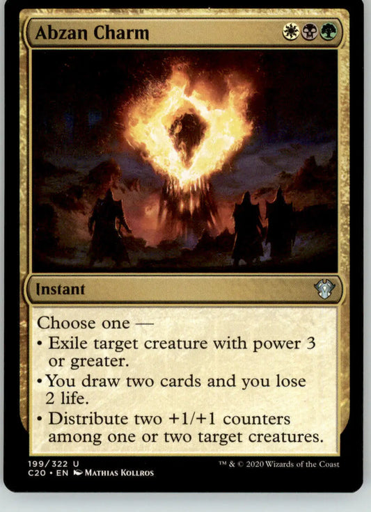 Abzan Charm - Commander 2020 - 199 - LP Magic: The Gathering - Magic Card Single