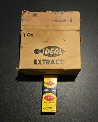 Acme Ideal Pure Extract Almond 1 Fl Oz Lot of 7 Vintage Boxed Baking Flavoring - Other