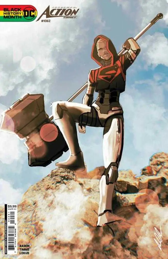 Action Comics #1062 Cover D Nikolas Draper-Ivey Black History Month Card Stock Variant - Comic Book