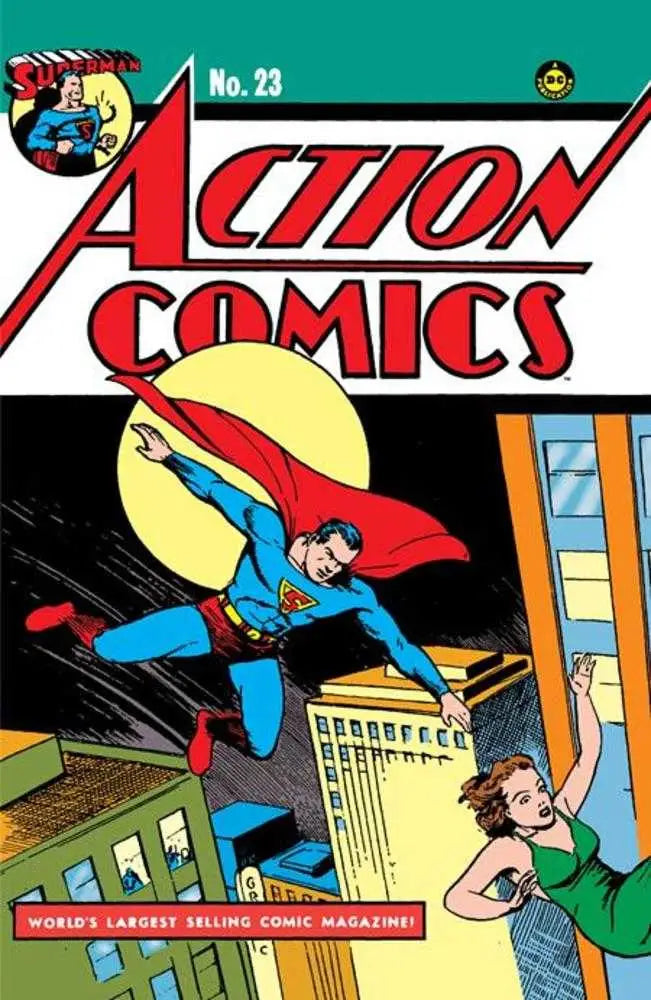 Action Comics #23 Facsimile Edition Cover B Joe Shuster Foil Variant - Comic Book