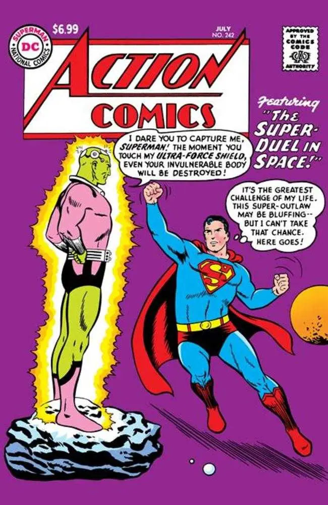 Action Comics #242 Facsimile Edition Cover C Curt Swan Foil Variant - Comic Book