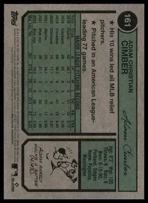 Adam Cimber 2023 Topps Heritage #161 Toronto Blue Jays - Baseball Card Single