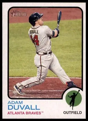 Adam Duvall 2022 Topps Heritage #93 Atlanta Braves - Baseball Card Single