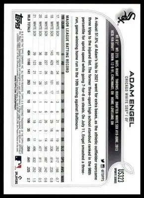 Adam Engel 2022 Topps Update #US323 Chicago White Sox - Baseball Card Single