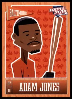 Adam Jones 2013 Panini Triple Play #7 Baltimore Orioles - Baseball Card Single