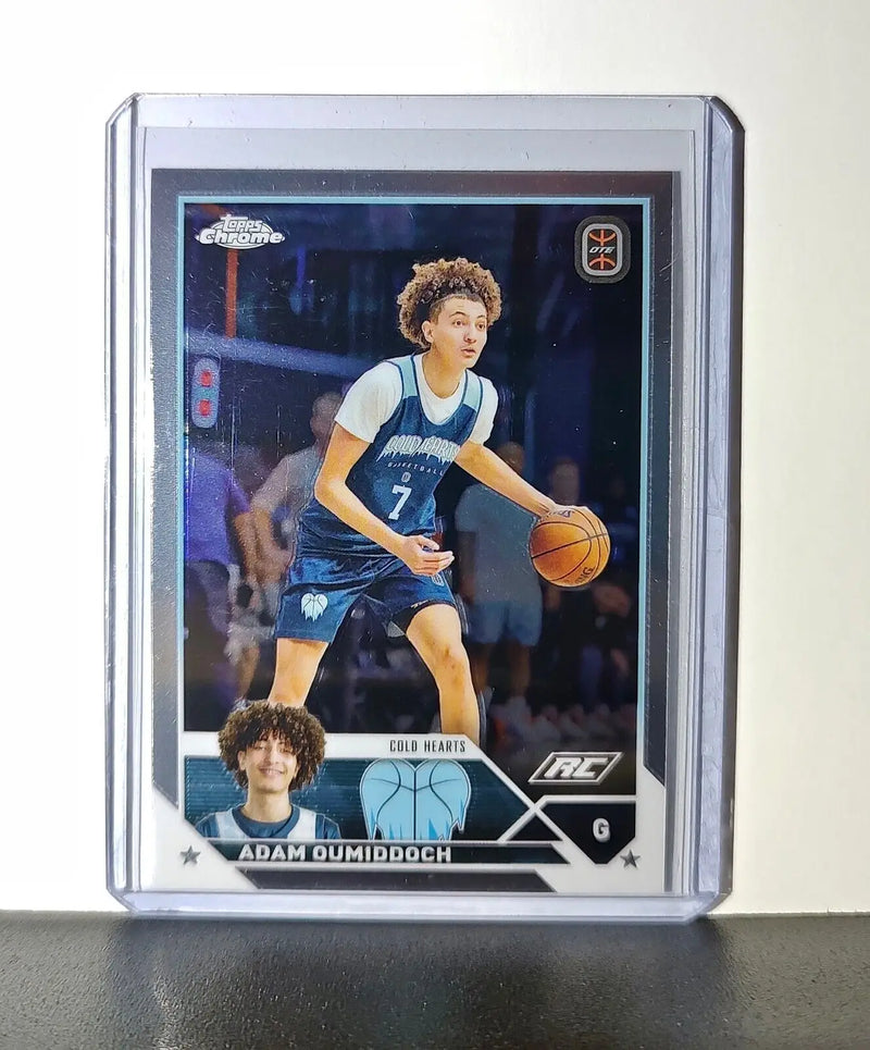 Adam Oumiddoch Rookie Card 2023-24 Topps Chrome Overtime #78 Cold Hearts - Basketball Card Single