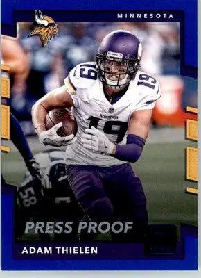 Adam Thielen - 2017 Donruss - #111 - Press Proof Blue Football - Football Card Single