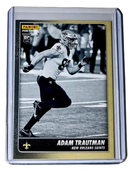 Adam Trautman 2020 Panini NFL #34 Black and White Rookies Card Saints 1 of 518 - Football Card Single