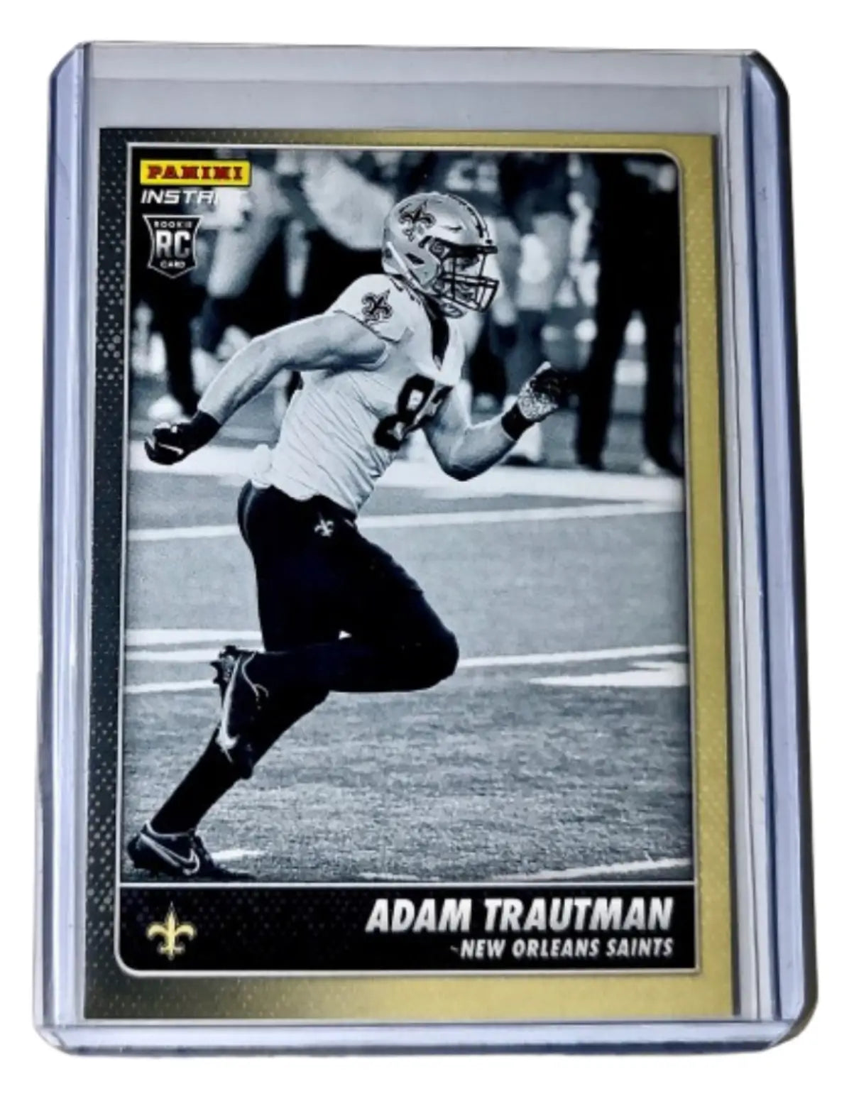 Adam Trautman 2020 Panini NFL #34 Black and White Rookies Card Saints 1 of 518