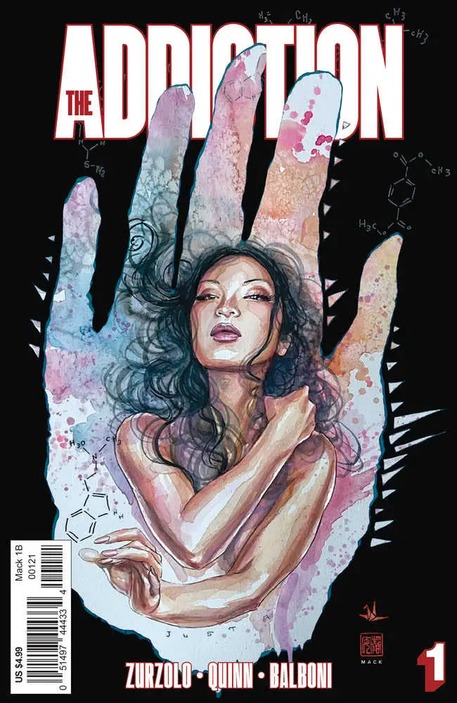 Comic book cover art for Addiction Death Of Your Life #1 featuring Niki Tino’s work