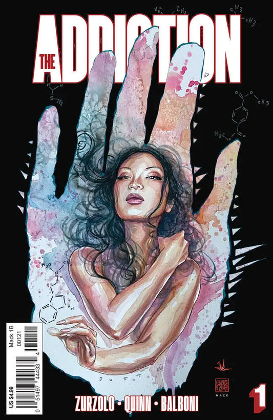 Comic book cover art for Addiction Death Of Your Life #1 featuring Niki Tino’s work