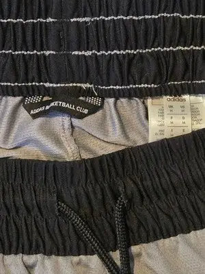 Adidas Basketball Shorts Mens M Gray AEROREADY Moisture Wicking Drawstring - Apparel