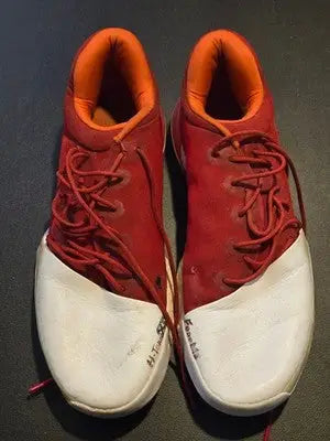 Adidas Harden Vol. 1 Basketball Shoes - Mens 11.5 - Red Low Top Lace Up Preowned - Apparel