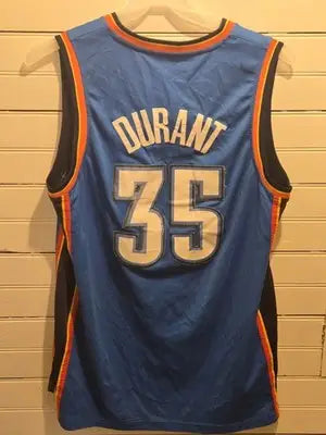 Adidas NBA Jersey Mens M Kevin Durant 35 Oklahoma City Thunder Swingman Sewn - Apparel
