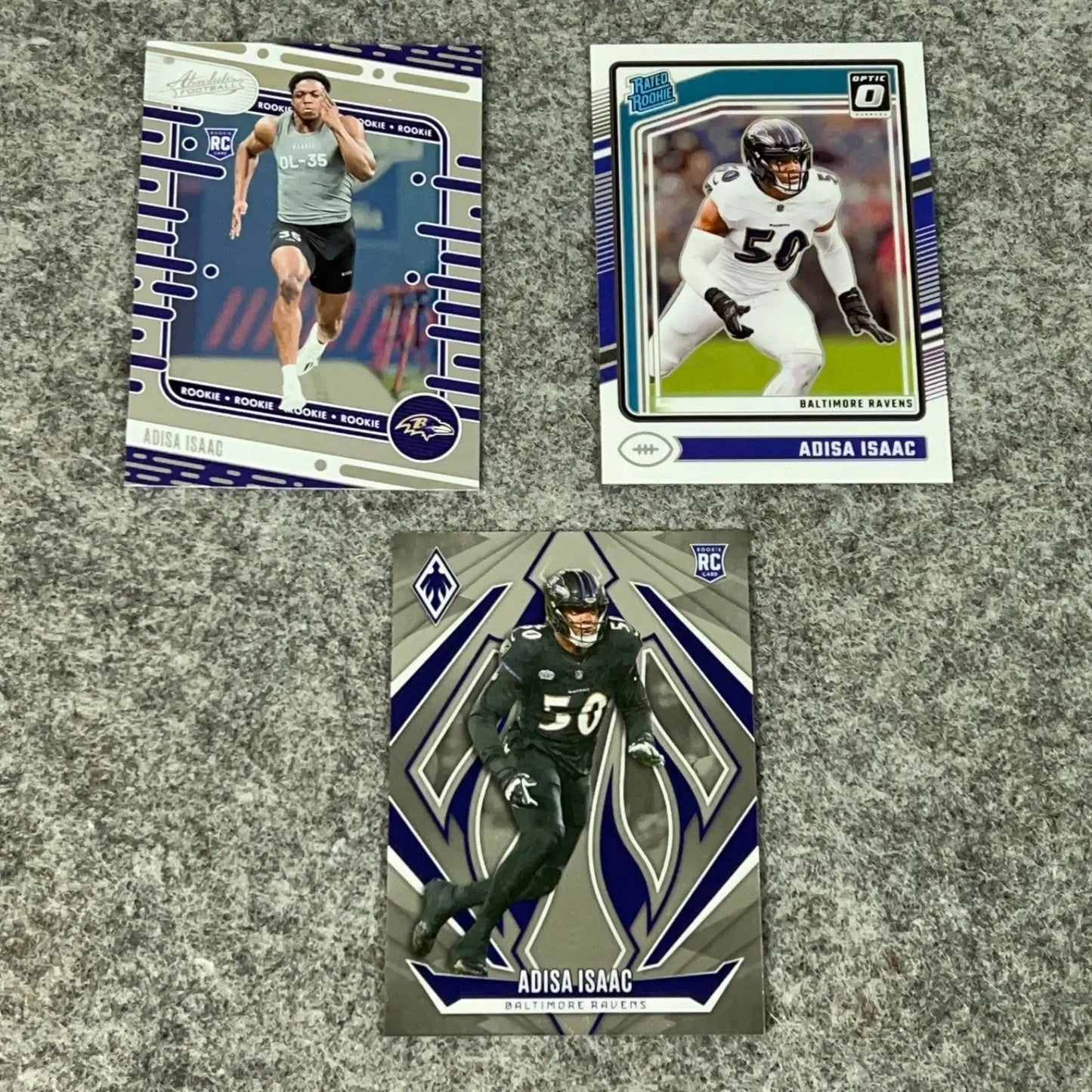 Adisa Isaac Rookie Baltimore Ravens Football Card You Pick Choose Complete Set - Football Card Single