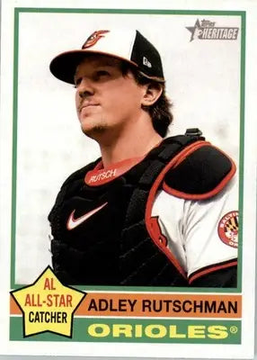 Adley Rutschman - 2025 Topps Heritage - #294 - Baseball - Baseball Card Single