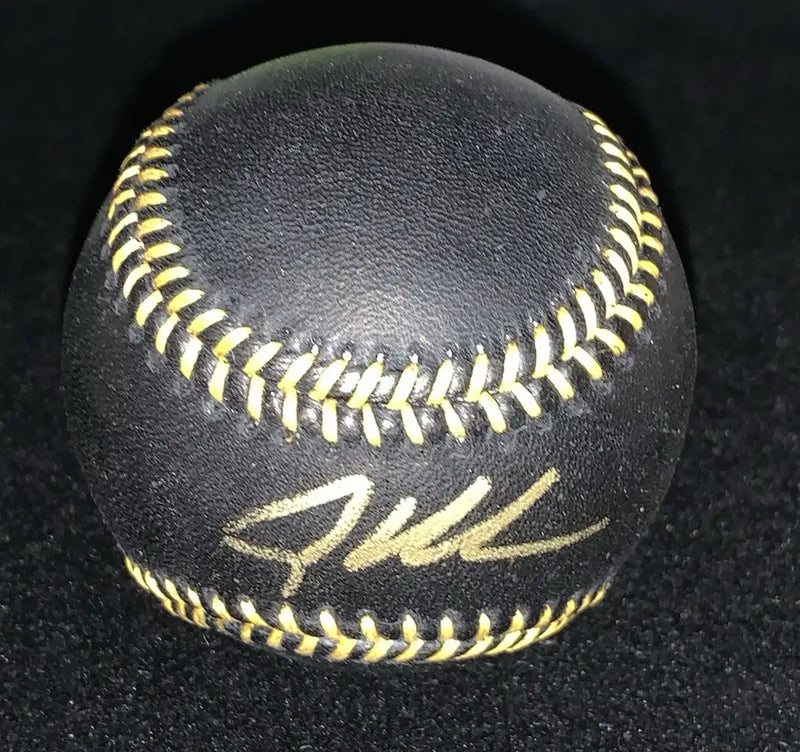 Adley Rutschman Autographed Black Official Baseball Fanatics MLB TriStar Orioles