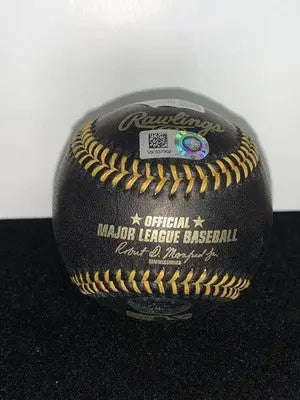 Adley Rutschman Autographed Black Official Baseball Fanatics MLB TriStar Orioles