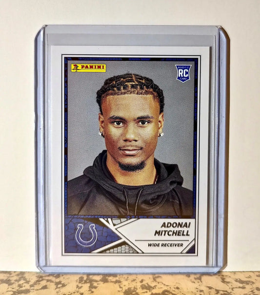 Adonai Mitchell 2024 Panini NFL #89 Rookie Sticker Card Indianapolis Colts - Football Card Single