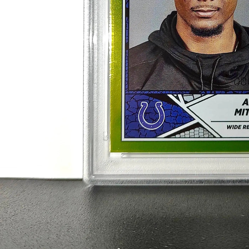 Adonai Mitchell 2024 Panini Sticker Collection 080/199 #89 Gold Foil PSA 9 Mint - Other