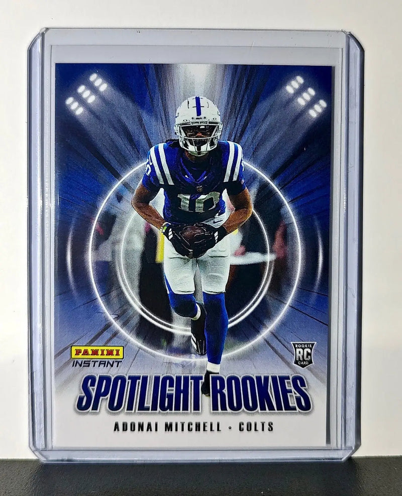 Adonai Mitchell Rookie 2024 Panini Spotlight Rookies NFL #27 Colts 1 of 1426