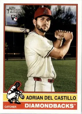 Adrian Del Castillo - 2025 Topps Heritage - #270 - RC Baseball - Baseball Card Single