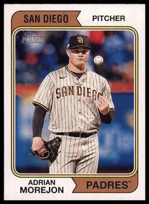 Adrian Morejon 2023 Topps Heritage #163 San Diego Padres - Baseball Card Single