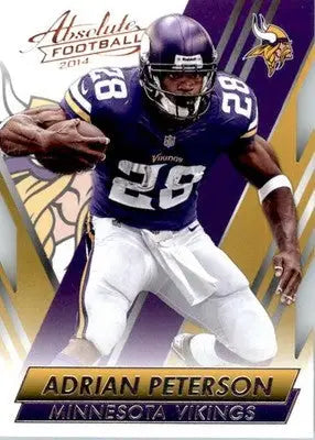 Adrian Peterson - 2014 Panini Absolute - #25 - Retail Football - Football Card Single